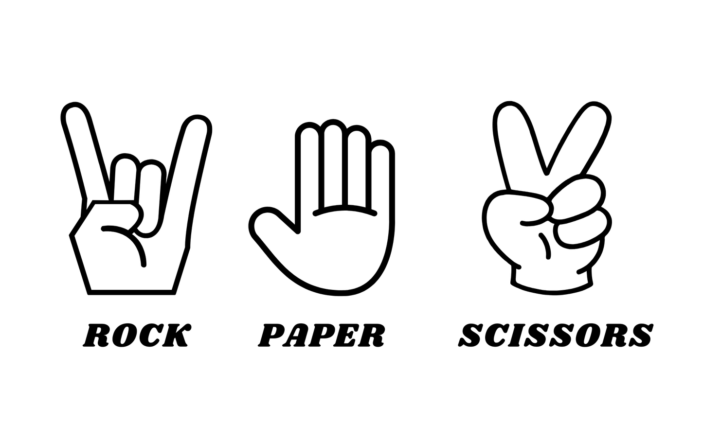 Standardmotiv - Rock paper scissor
