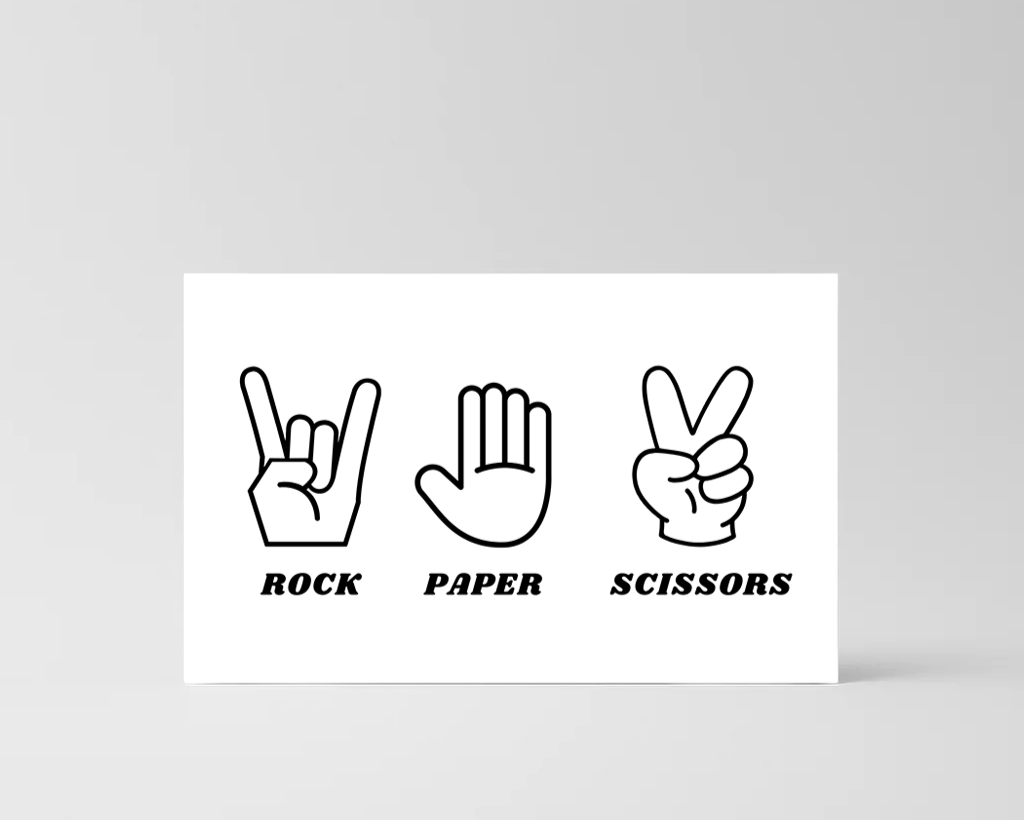 Standardmotiv - Rock paper scissor